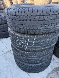 LT 265/60r20 Goodyear tires en excelentes condiciones de vida las 4