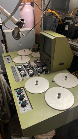 Vintage magnasync moviola