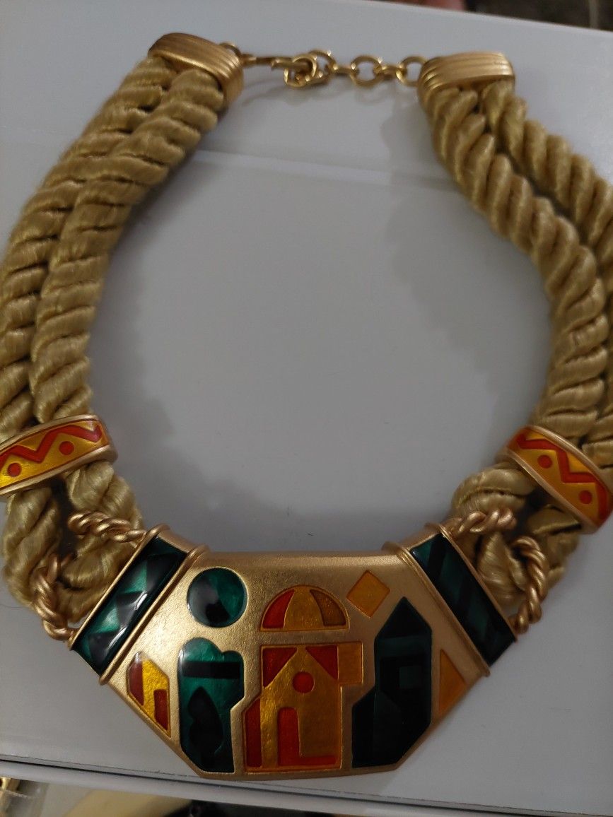 Vintage Ethnic Monet Necklace