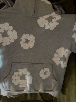 Grey Denim Tears Hoodie Sz Medium