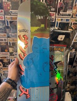 Santa Cruz x Pokémon Snorlax Skateboard Deck