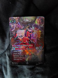 Disney Lorcana Attack of the Vine! Enchanted Dash Parr & Violet Parr Super Siblings #241/207