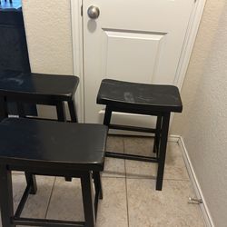 Black Barstools (3)