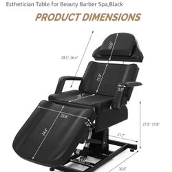 Black Tattoo Or esthetician Chair