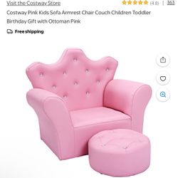 Costway Toddler-kids Princess Chair 