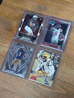NFL Rookie Football Cards Lot of 4