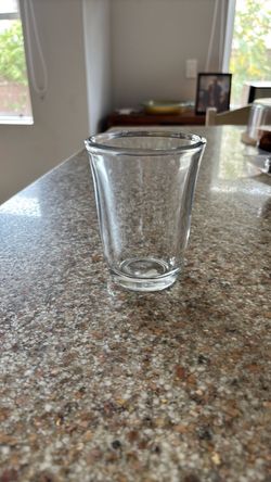 Clear Glass Drinking Cup