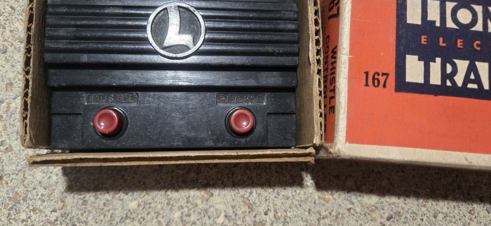 Lionel 167 Train Whistle Controller With Box