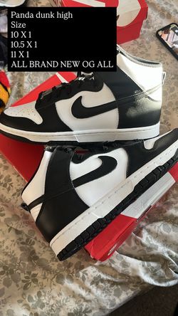 Nike dunk panda high women’s