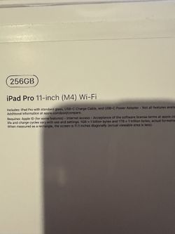 iPad Pro M4 Oled Newest Model 11inch