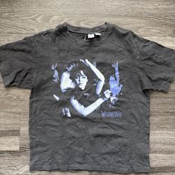 H&M NETFLIX WEDNESDAY T-SHIRT SIZE-US-XS