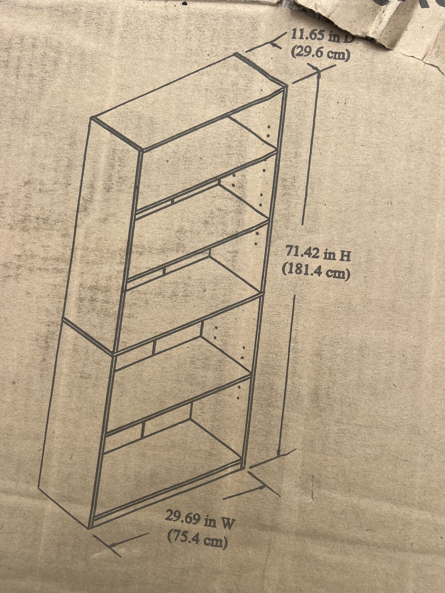 5- Shelf Bookcase