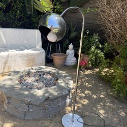 Chrome Arc Floor Lamp – Mid Century Modern Style