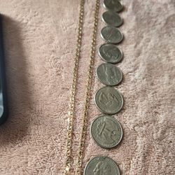 Cadena 14k Para Mujer 