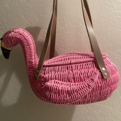 Flamingo Picnic Basket