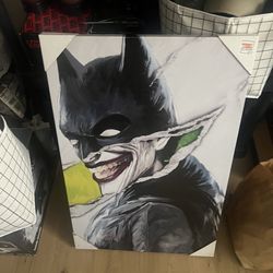 Batman Joker canvas 30 by 20 inches