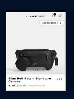 Coach Belt Bag 
