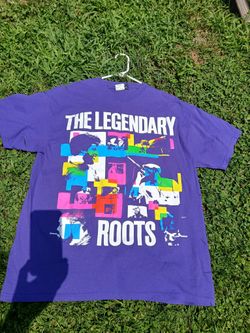 (Large) Vintage The Legendary Roots Hip Hop Band Purple Okayplayer T-shirt