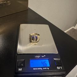 Gold san judas ring 10k