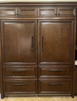 Sub-Zero 736TC Built-In Refrigerator/Freezer with Custom Wood Panels – Excellent Condition – $2,500 Each