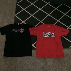 Lyfted shirt and Playa Made shirt