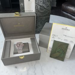 VVS Bust Down AP Royal Oak Watch 41mm