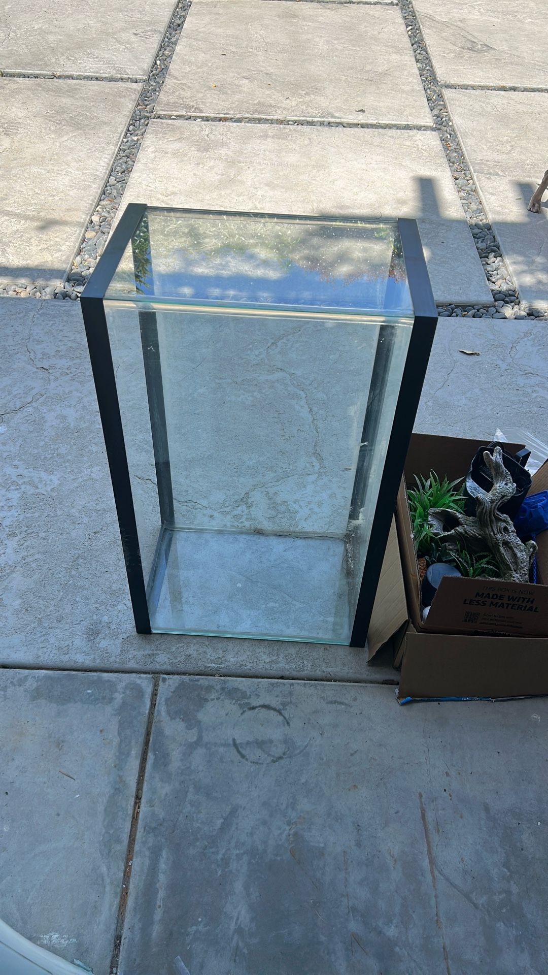 Aquarium Terrarium With Accessories