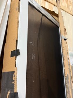 Larson 32x80 White Full View Storm Door w/ Hardware - $175 CASH