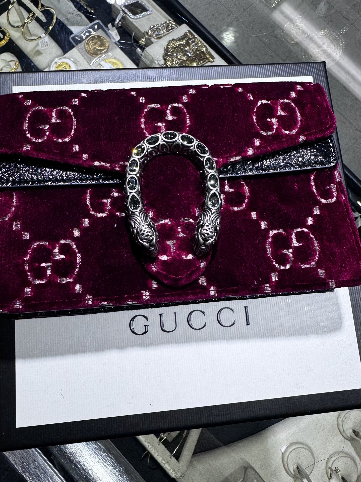 Gucci gg Dionysus Velvet Small Shoulder Bag