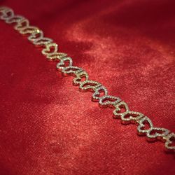 10k Yellow Gold Diamond Butterfly Bracelet 1.25 ctw