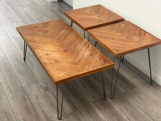 Coffee table and side tables
