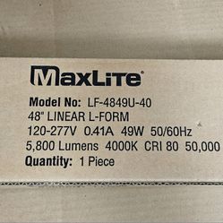LED Linear Fixture, L -Form