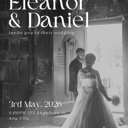 Custom Wedding Invitation Design 