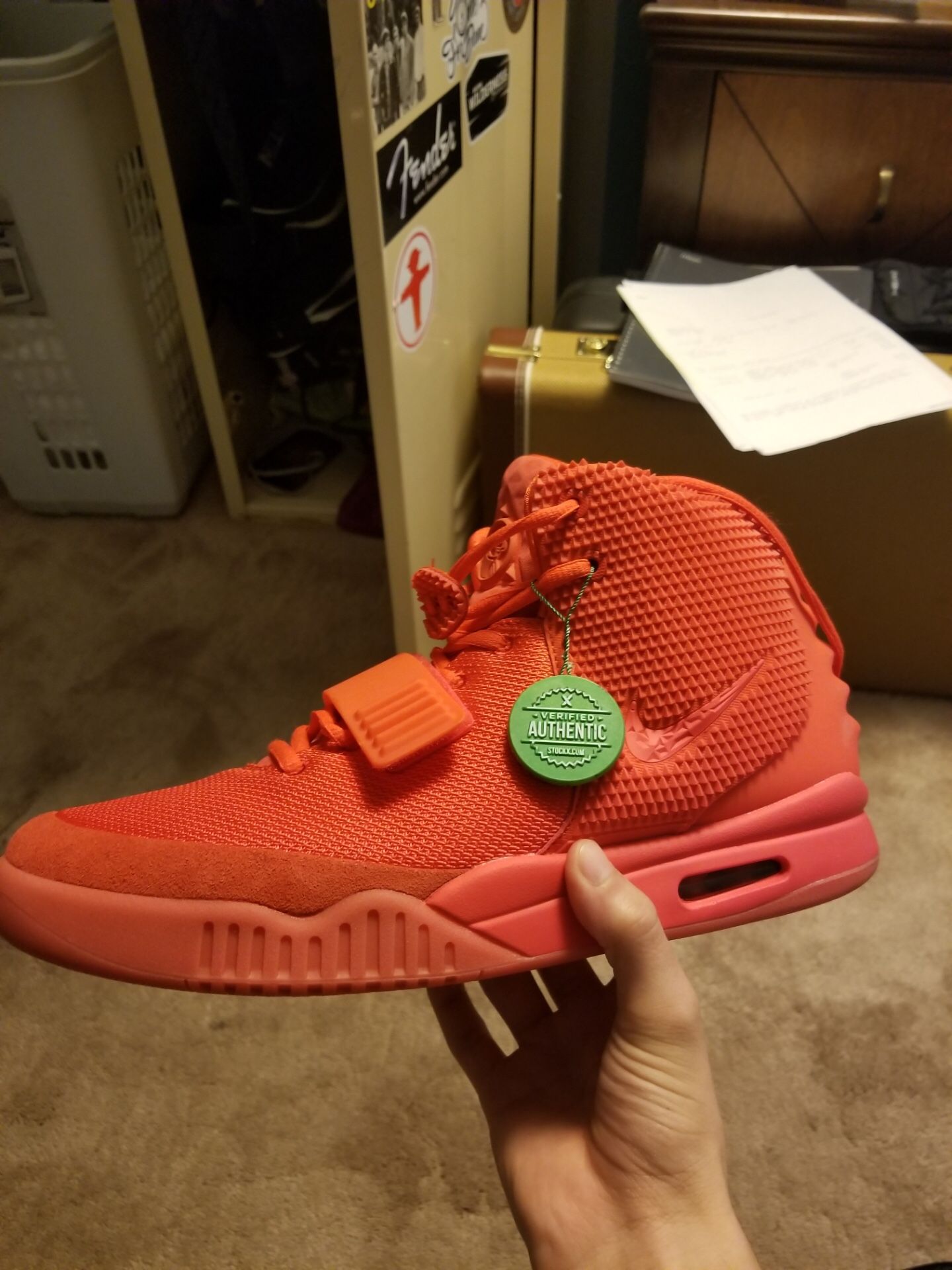 leider Master diploma middag NIKE Air Yeezy 2 RED OCTOBERS size 12 - STOCK X VERIFIED for Sale in  Peoria, AZ - OfferUp