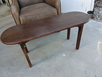 Small wood table bench