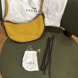 Coach Luna Shoulder Bag & Dinky Chain Strap
