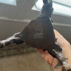 Lili Pad Candle Holder Asian 16 Inches Very Old