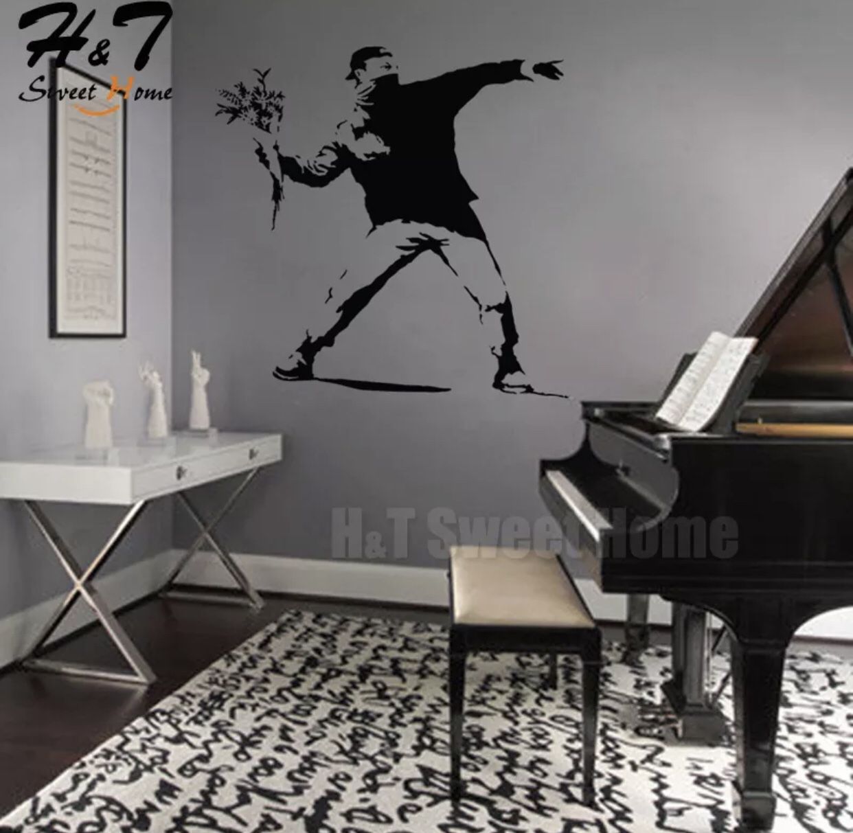 Banksy Art Vinyl Wall Decal Sticker Wallpaper