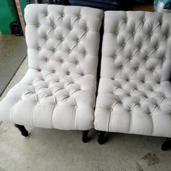 2 lounge chairs