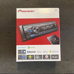 Pioneer Single Din Radio Digital Media Receiver With Bluetooth USB