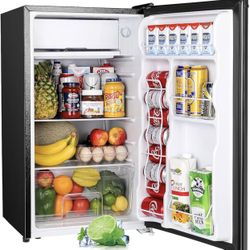 Mini Fridge with Freezer 