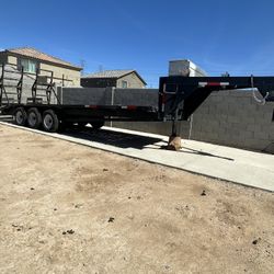 Gooseneck Transport Trailer 25’