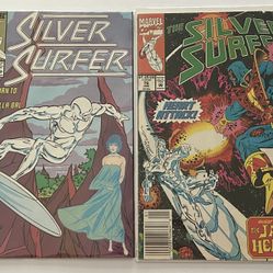 Silver Surfer Comic Books, Volume 3, No. 2 And No. 76