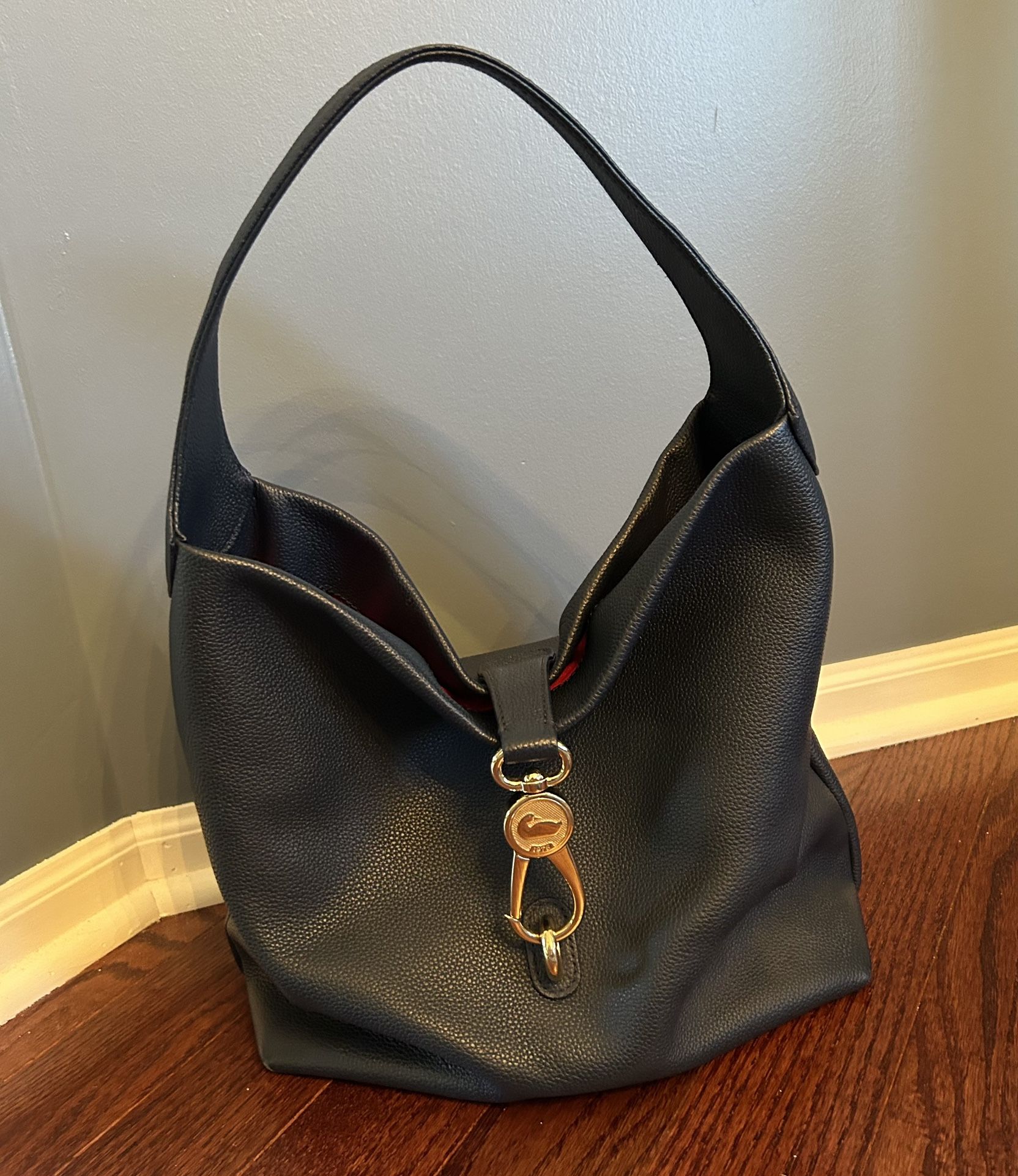 Dooney  & Bourke Large Leather Hobo Bag