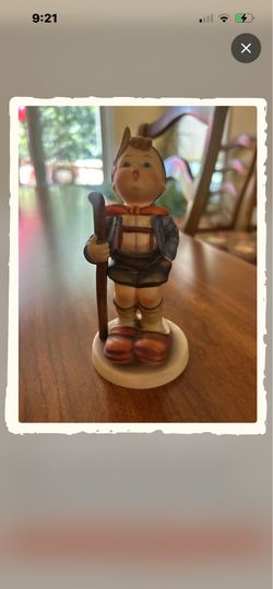 Hummel Figurine 'Wanderer' Boy with Walking Stick