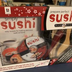 Prepare Perfect SUSHI Set Includes Book /DVD