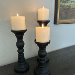 Set Of 3 Candle Holders 