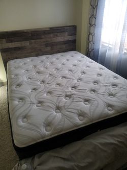 Queen mattress and Queen bed