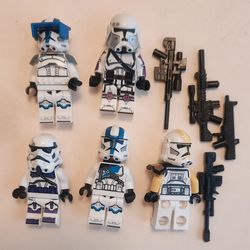 (6) Lego Star Wars Clone Troopers