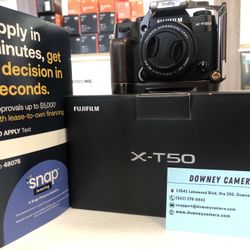 FujiFilm X-T50 W/ 27mm Lens And Smallrig Antiqued Retro Cage